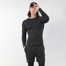 NAYASTYlE 男款運動服長袖T+緊身短褲2件組 M2SET-159-6