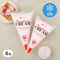 장가네제과 딸기 생크림 (냉동), 140g, 4개