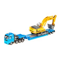 siku 挖土機運輸車壓鑄模型 SK1847, 320x105x59mm, 混合顏色