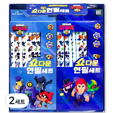 荒野亂鬥 決戰鉛筆 2種 x 8支 B組, 2個, 混合顏色