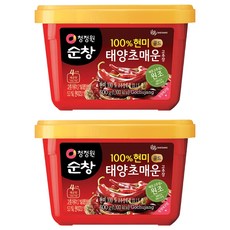 청정원순창 태양초 매운고추장 골드, 500g, 2개