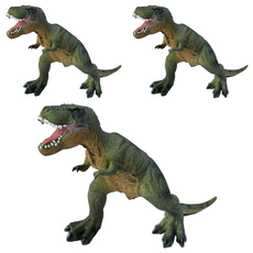 YOO&won 軟膠大型暴龍1號公仔, 3個