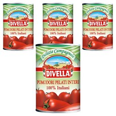 DIVELLA 德威樂 去皮番茄罐頭, 400克, 4個
