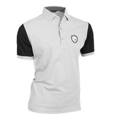 OXPIA OXPIA配色摩登翻領高爾夫襯衫 CTOP2010