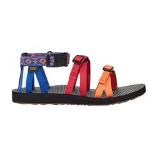 Teva Original Alp Revive 女款 戶外機能織帶涼鞋 - 90年代復興, 藍紅橘色, 250mm