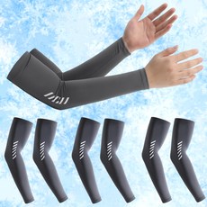 ACTIZENO 冰涼感袖套 雙臂組, 深灰色, 3套