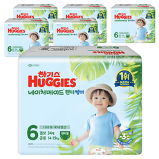 HUGGIES 好奇 Nature Made Summer輕薄褲型尿布, 204片, 第6階段