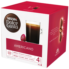 NESCAFE 雀巢咖啡 Dolce Gusto 多趣酷思 城市系列美式咖啡膠囊, 8.5g, 1盒, 16顆