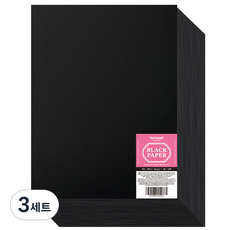 탐사 흑 켄트지 8절 50p 세트 180g, 3세트