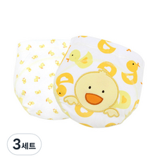 조이멀티 배변훈련팬티 2입, 오리J (옐로우), 3세트