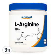 뉴트리코스트 L 아르기닌, 300g, 3개