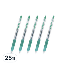 PILOT 百樂 果汁中性筆 0.5mm LJU-10EF, 綠色, 25個