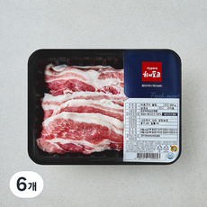 하이포크 바로구이 한돈 슬림 삼겹살 구이용 (냉장), 6개, 500g