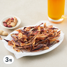 바른 황토숯불 훈연 오징어, 3개, 200g