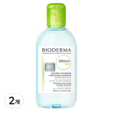 바이오더마 세비엄 H2O 클렌징 워터, 250ml, 2개