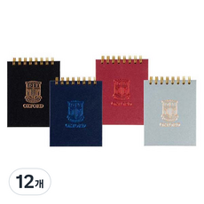 牛津雙封面筆記本 上翻式 1 橫線 80張, 12個, 隨機出貨