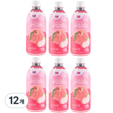 baskiN robbiNs 蜜桃優格風味水, 500ml, 12瓶