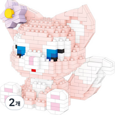 LBOYU 나노블럭 7150A, 분홍꽃여우, 2개