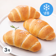 우드앤브릭 말돈 소금빵 (냉동), 75g, 3개입, 3개