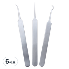 ROYAL 專業粉刺夾 3支組, 單色, 6組