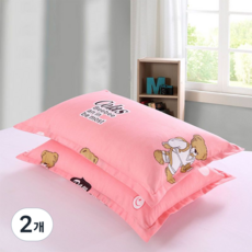 홍시유통 싱글 더블 가정 기숙사 벼개커버 솜포함, 타입6, 2개
