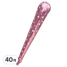 아카코 응원이 즐거운 스틱풍선, 레드, 40개