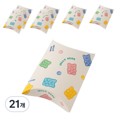 뮤니드 그레이스 젤리베어 반달박스, 21개, 옐로우