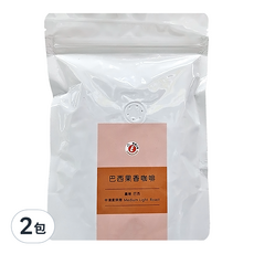 樂活E棧 巴西果香咖啡豆, 咖啡豆(無研磨), 114g, 2包