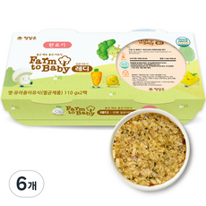 Farm to Baby 孩童室溫輔食粥, 蘋果口味, 110g, 6入