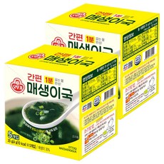 OTOKI 不倒翁 即食海藻湯 5包入, 2個, 20g