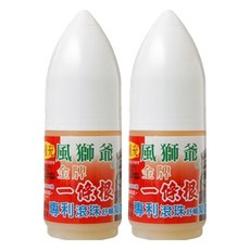 風獅爺 一條根滾珠凝露 熱感 40g, 1入, 2瓶