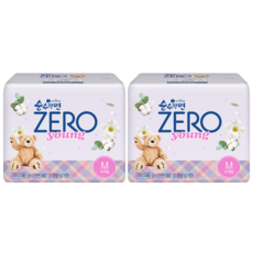 Pure Cotton 纯棉美人 Zero Young衛生棉, M(26cm), 16片, 2包