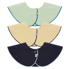 코니 파이핑 턱받이 3종 세트, D세트, 1세트