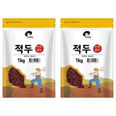 엉클탁 국산 적두 팥, 1kg, 2개