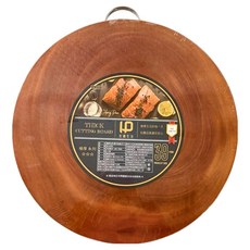 宏圓生活 極厚系列圓木砧板 廚房料理用, ACA205, 3尺(直徑39 x 3.5cm), 1個