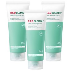 닥터지 약산성 레드 블레미쉬 클리어 수딩 폼, 200ml, 3개