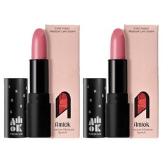 AmoK Premium唇膏, 115亮粉色, 4g, 2個