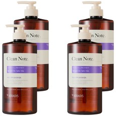 KERASYS Clean Note白麝香護髮乳, 4瓶, 1L