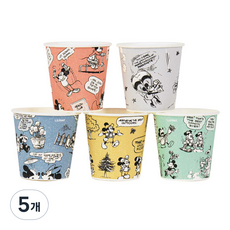 LiLFANT 米奇漫畫家庭派對紙杯 184ml 隨機出貨, 5個