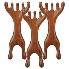 鹿角按摩梳 Set 3個 12.8 x 5.5cm 33g, 1組, 鹿角