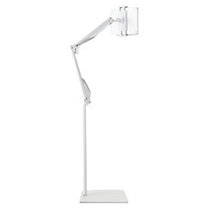 Tamsaa 直立式可折疊手機平板支架 140cm 白色 - 站立追劇神器, 1個