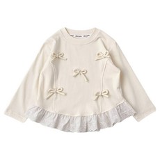 조이멀티 여아용 리본루프 긴팔 티셔츠