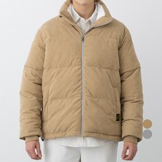 시티파이 코듀로이 쇼트 패딩 퍼프 자켓