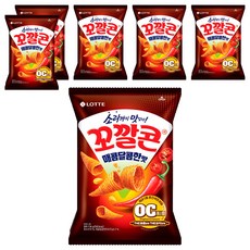 꼬깔콘 매콤달콤한 맛, 134g, 6개