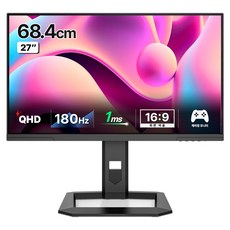 한성컴퓨터 QHD Fast IPS QD mini LED 180Hz 게이밍 모니터, 68.4cm, TFG27Q18PM576Z(일반)