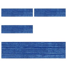 월드크린 초극세사 두툼 사각형 교체형 걸레 60cm, 4개