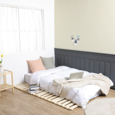 媽媽家具 4折松木實木床墊可折疊床板 SS, 天然原木色