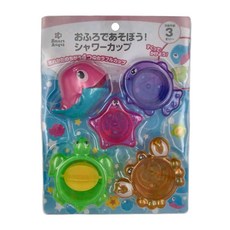 西松屋 Smart Angel 沐浴玩具 動物花灑, 卡哇依造型，可訓練寶寶抓握能力，適合3歲以上幼兒使用, 1個