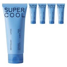 멘톨로지 슈퍼쿨 로션, 100ml, 5개