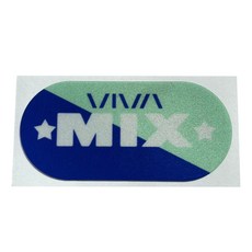 GOGORO MIX 反光貼紙, 電音藍, 1張